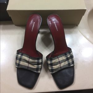 Burberry Heels Mules